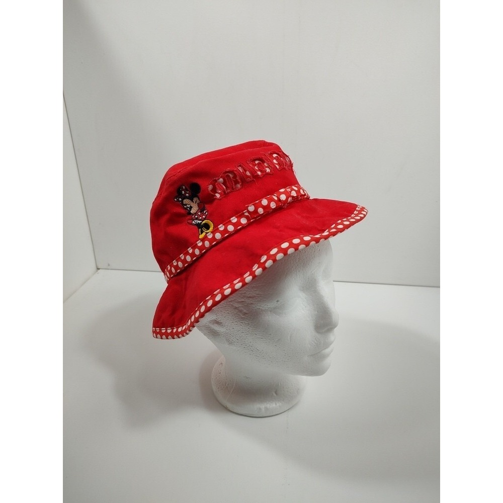 Disney Parks Minnie Mouse Child Polka Dot Bucket Hat‎